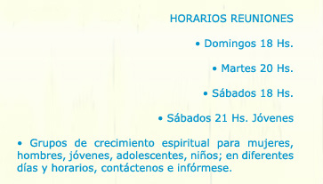 horarios
